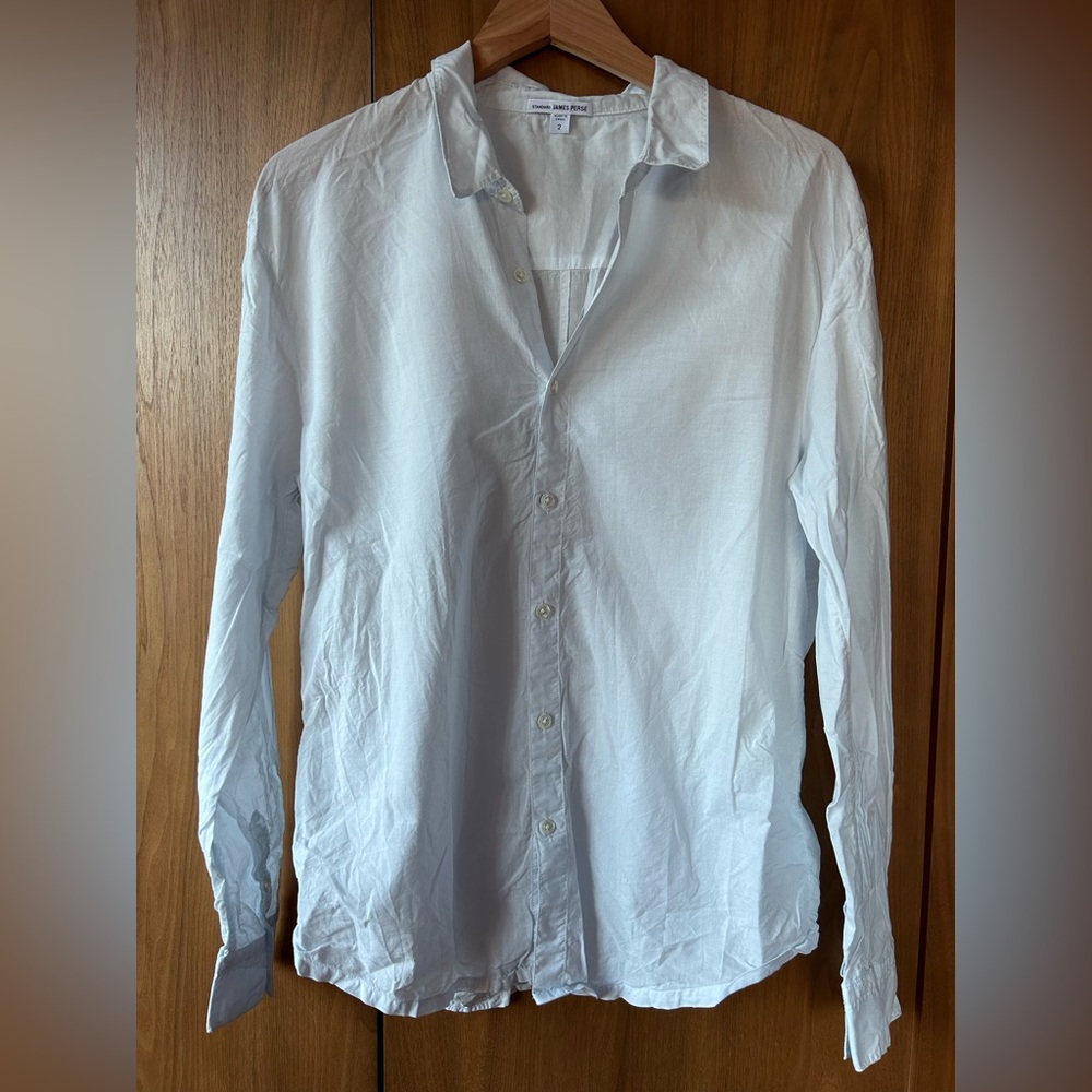 James Perse standard shirt size 2